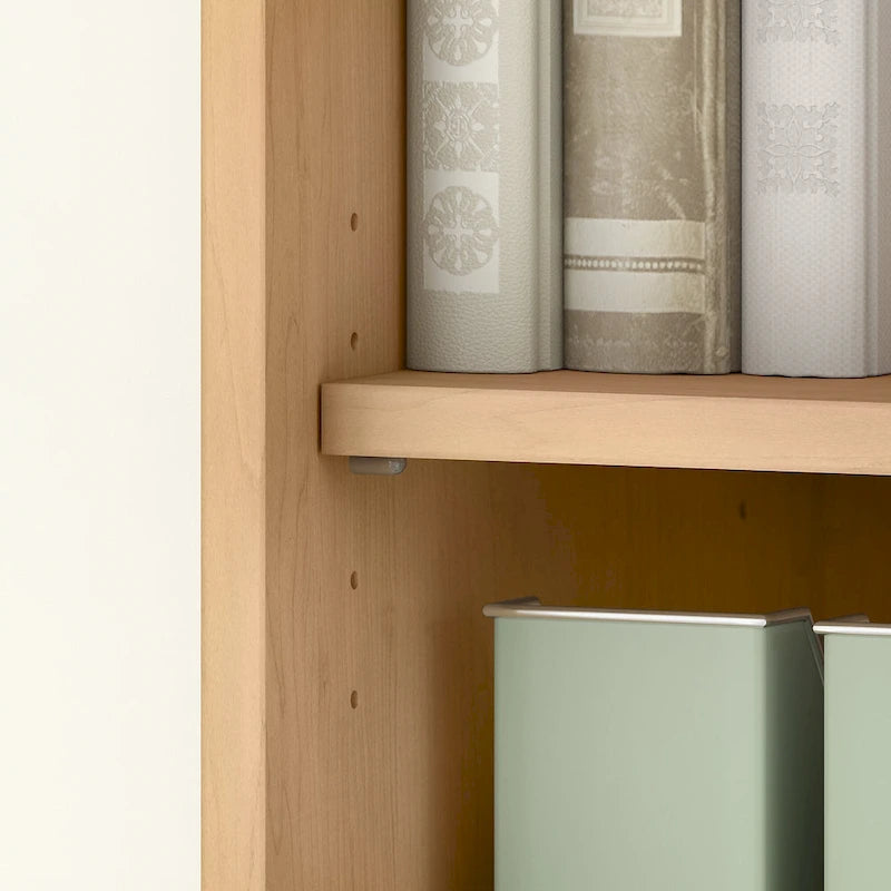 Bücherregal mit 5 Fächern und Türen