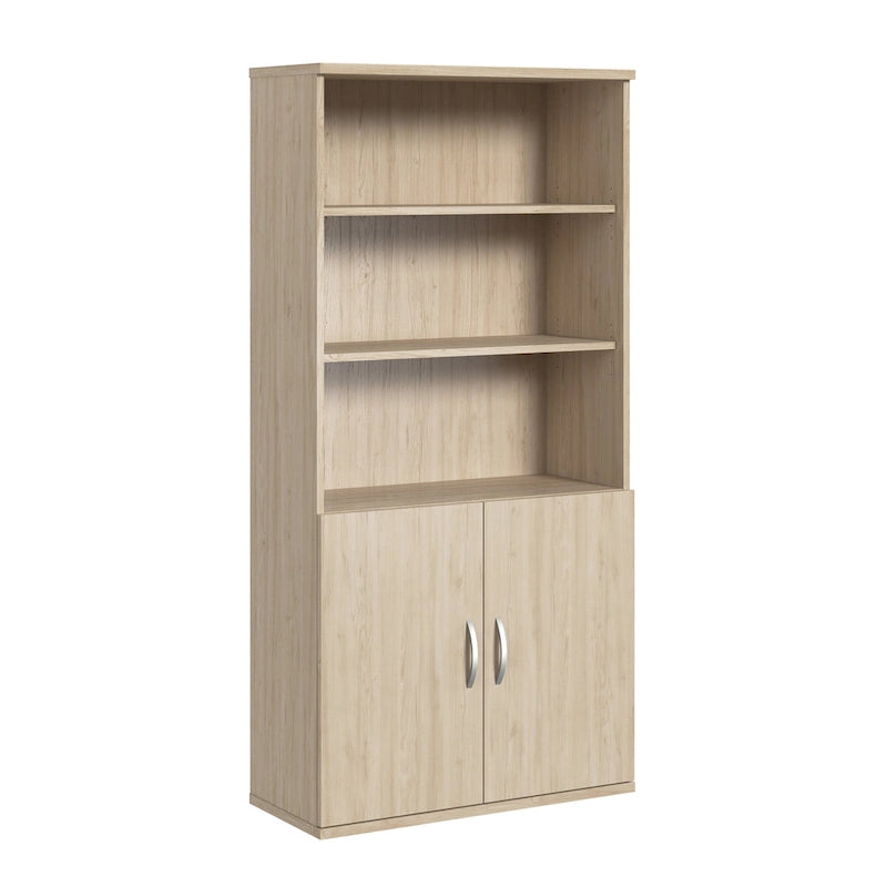 Bücherregal mit 5 Fächern und Türen