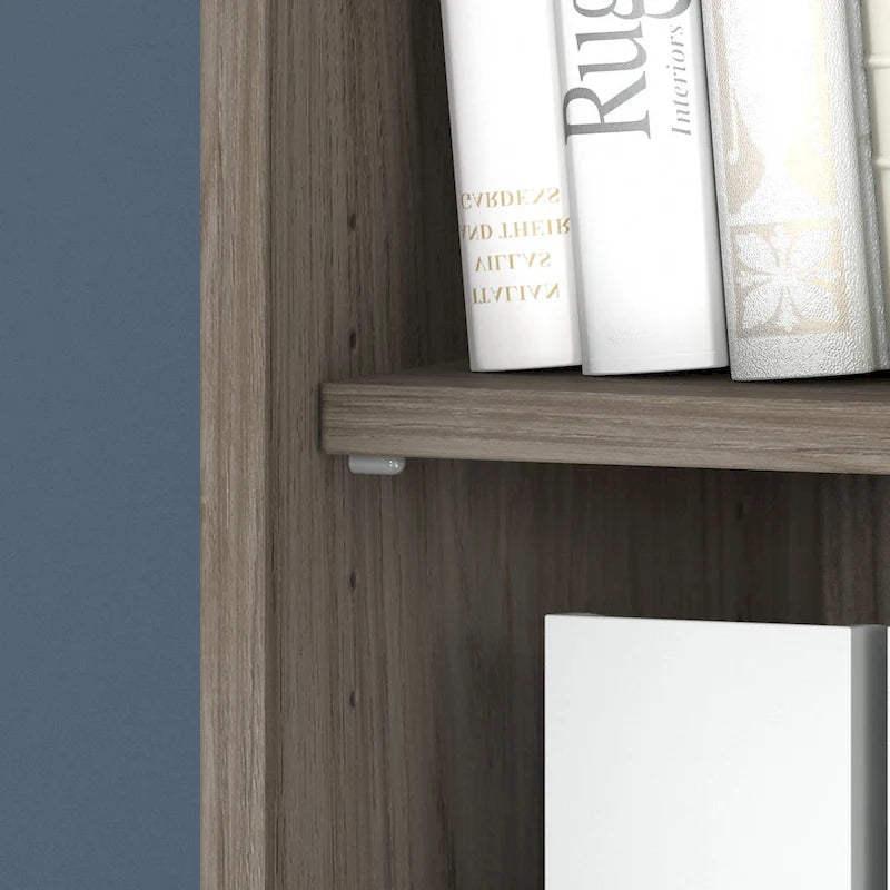 Bücherregal mit 5 Fächern und Türen