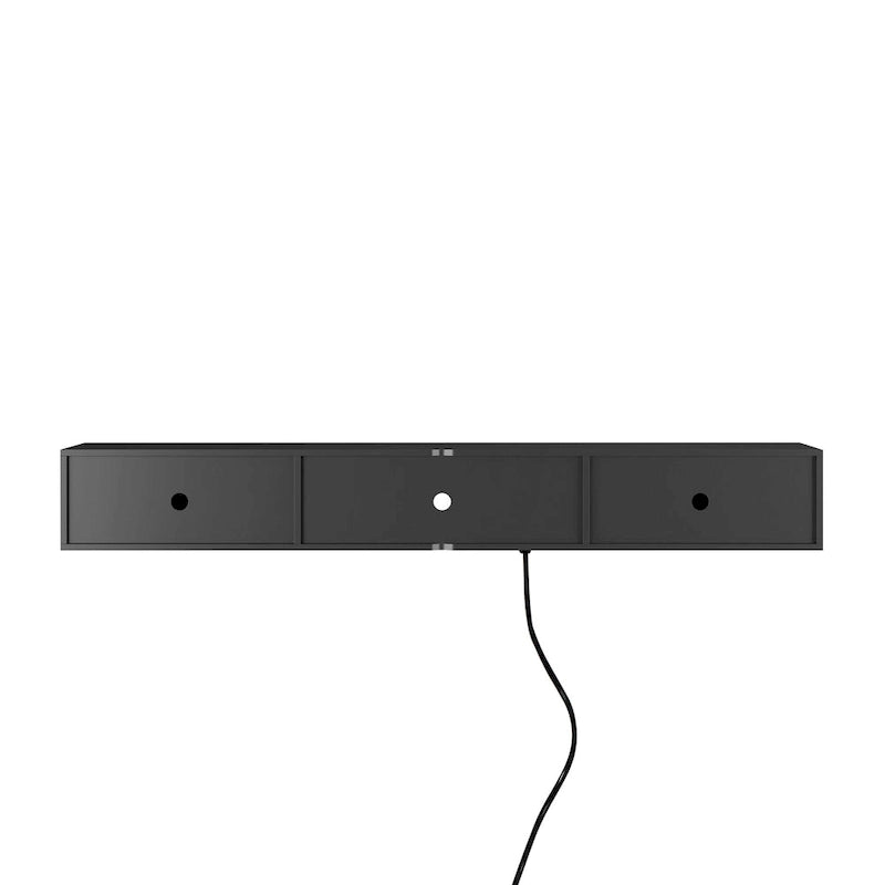 69" Floating Wall-Mounted TV Stand with 16 Color LEDs