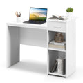 Computer Desk with Drawer, Modern Laptop PC Desk