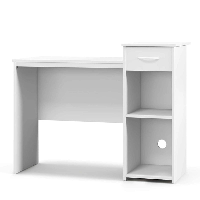 Computer Desk with Drawer, Modern Laptop PC Desk