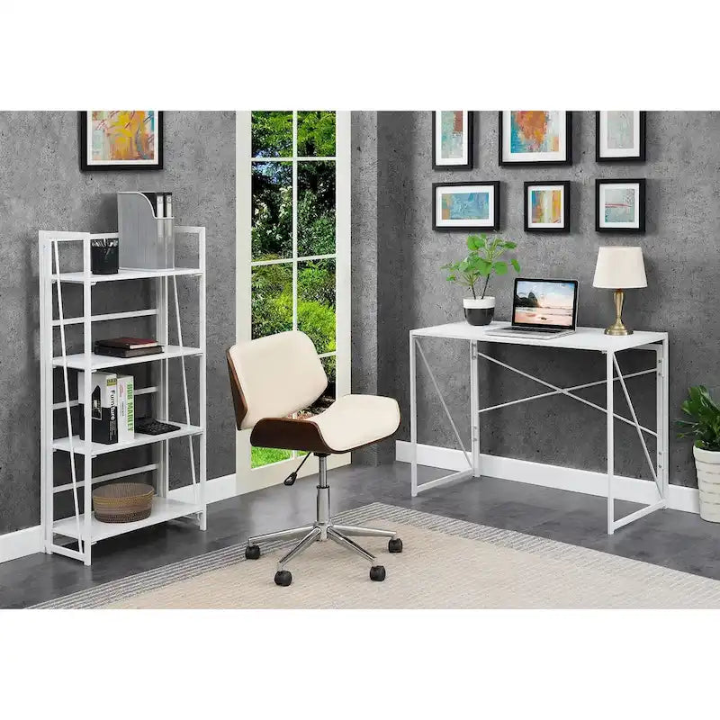 Folding Desk with Spacious Desktop
