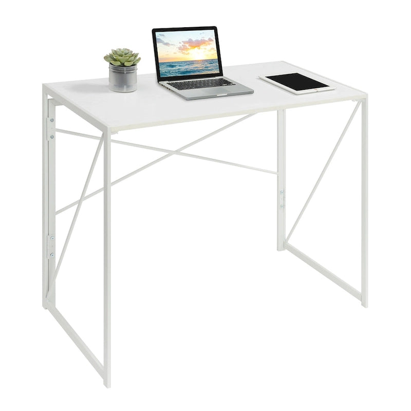 Folding Desk with Spacious Desktop
