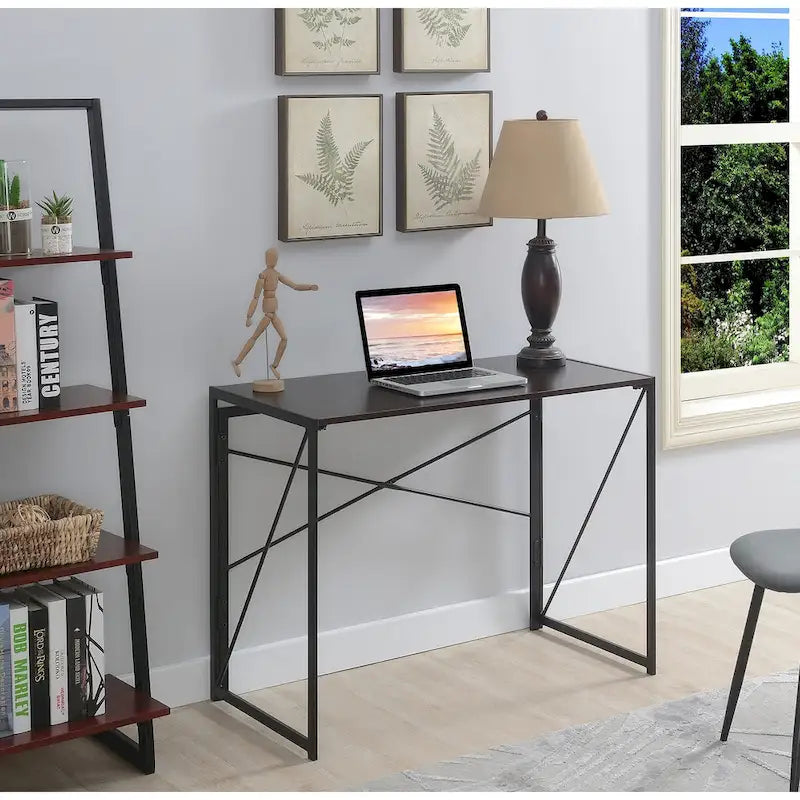Folding Desk with Spacious Desktop