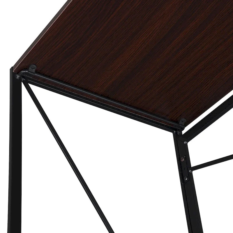 Folding Desk with Spacious Desktop