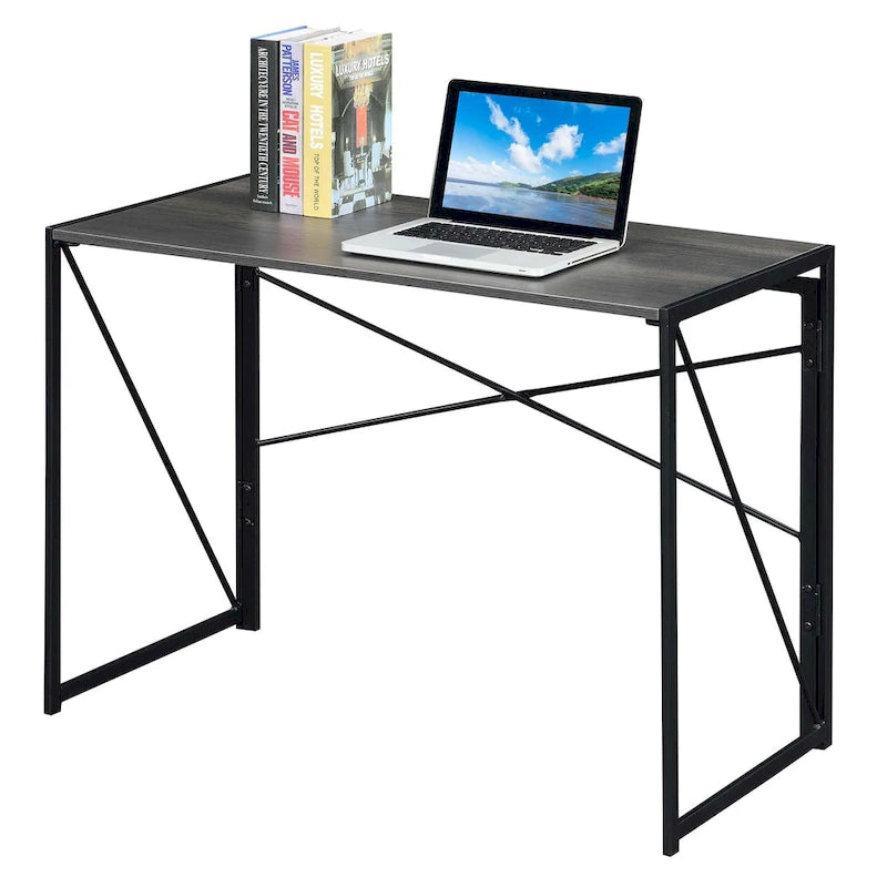 Folding Desk with Spacious Desktop