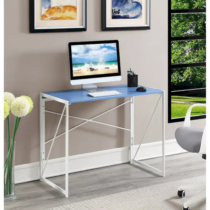 Folding Desk with Spacious Desktop