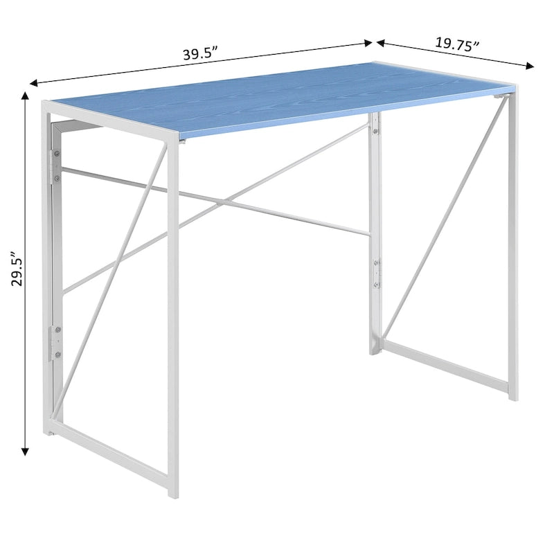 Folding Desk with Spacious Desktop