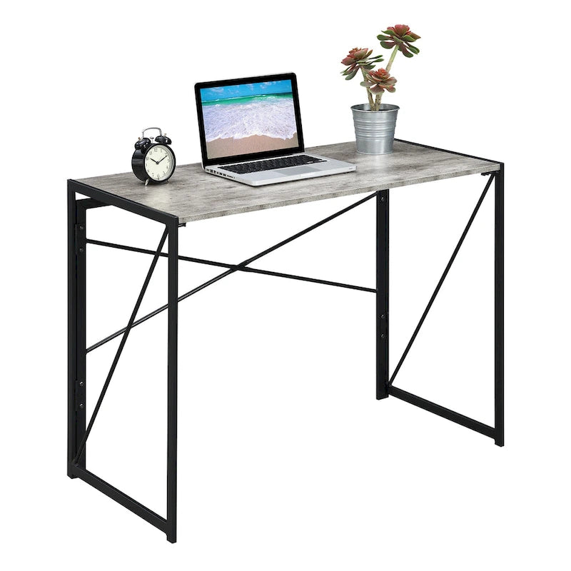 Folding Desk with Spacious Desktop