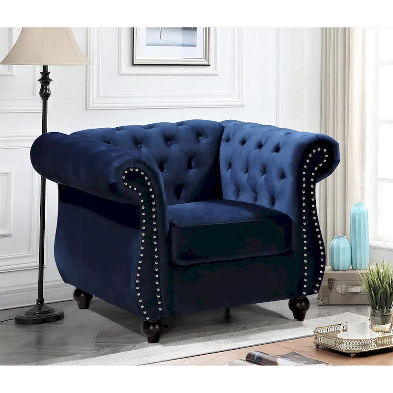 Polstersessel mit plissierten Armlehnen, Crushed Velvet