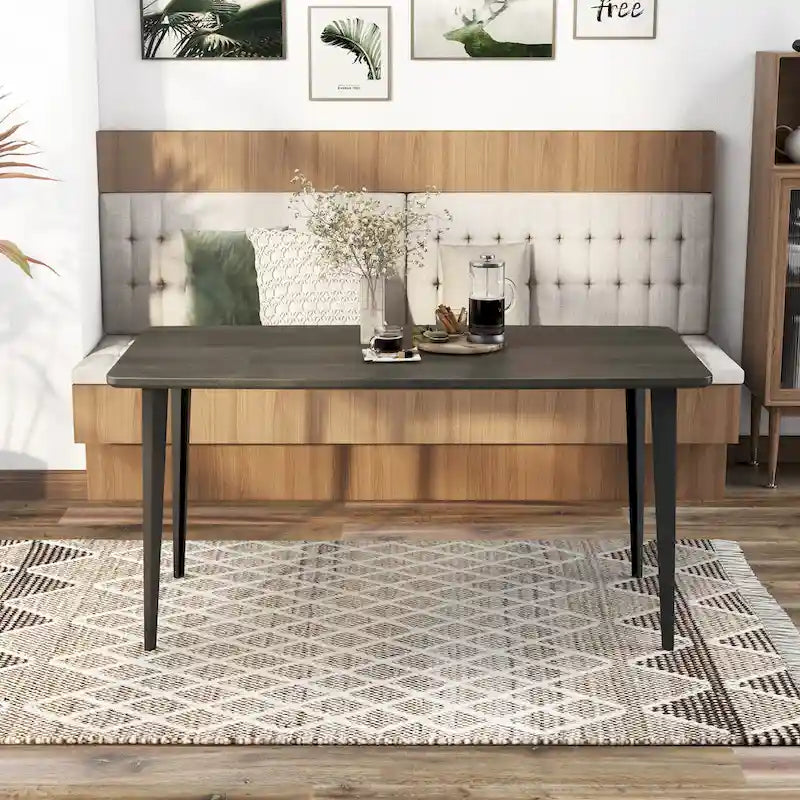 Mid-Century Modern 60-Inch Dining Table