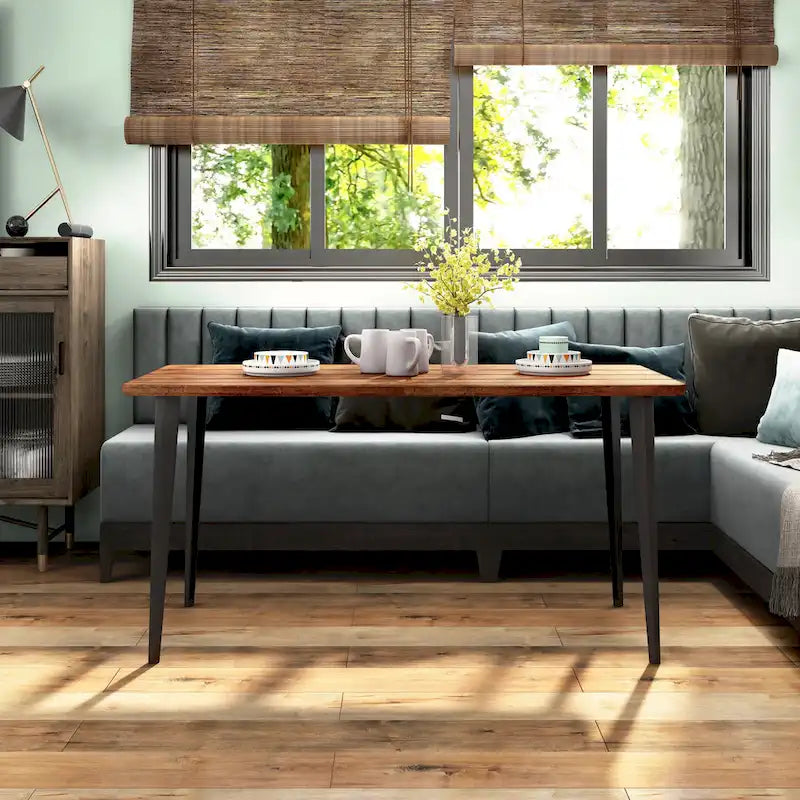 Mid-Century Modern 60-Inch Dining Table