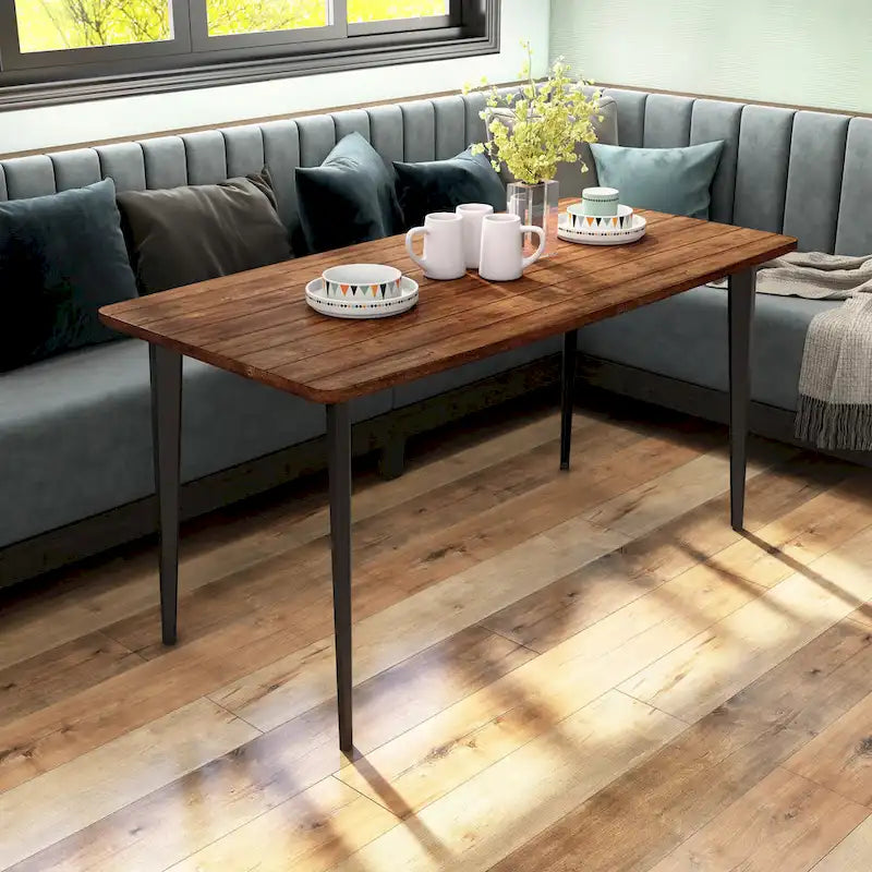 Mid-Century Modern 60-Inch Dining Table