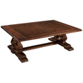 Mesa de centro rectangular em madeira maciça