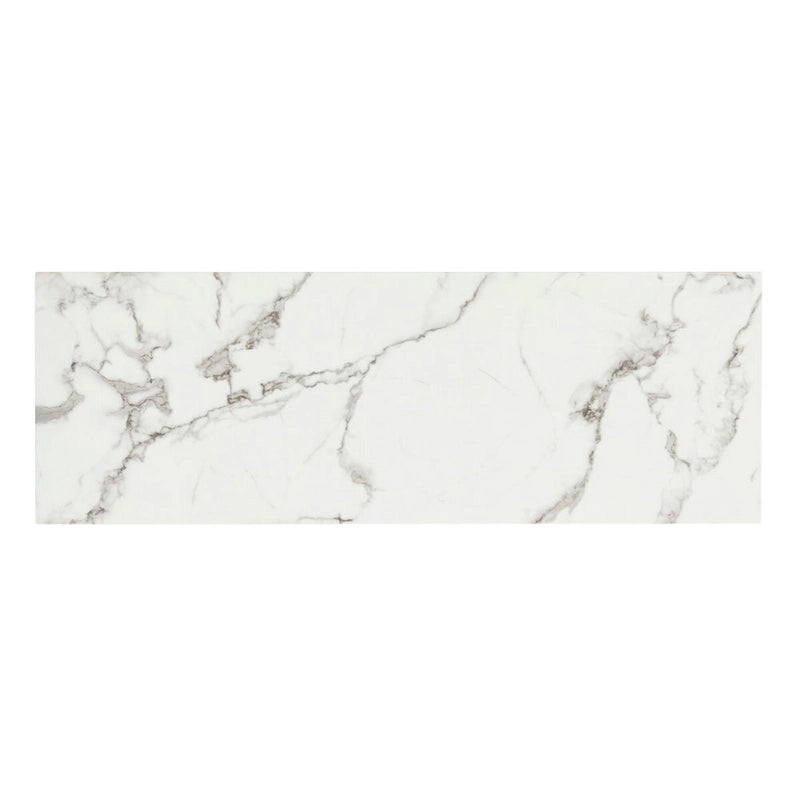 Grey & Marble Console Table with Black Parson's Frame