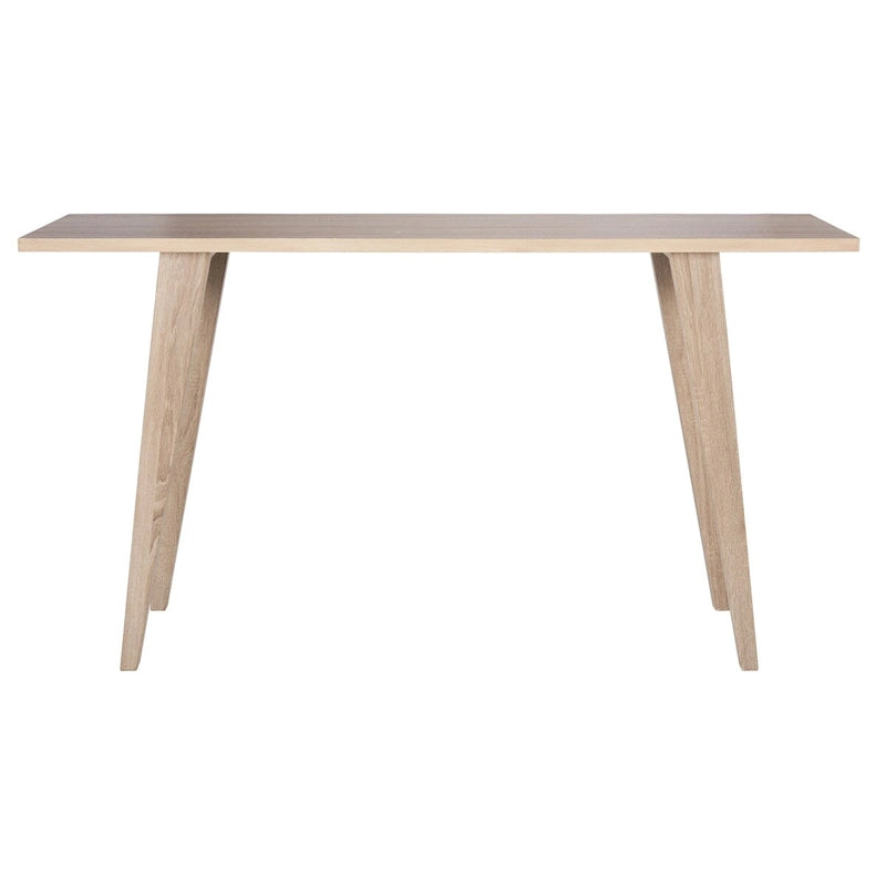 Oak Console Table, Modern Refectory Style