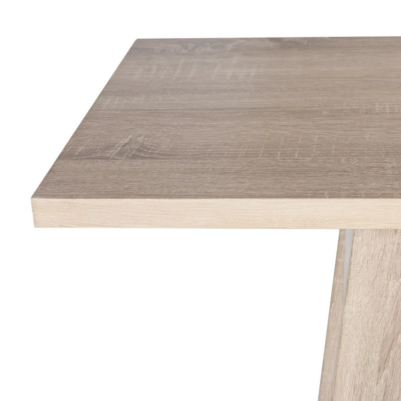 Eiken console tafel in moderne refterstijl