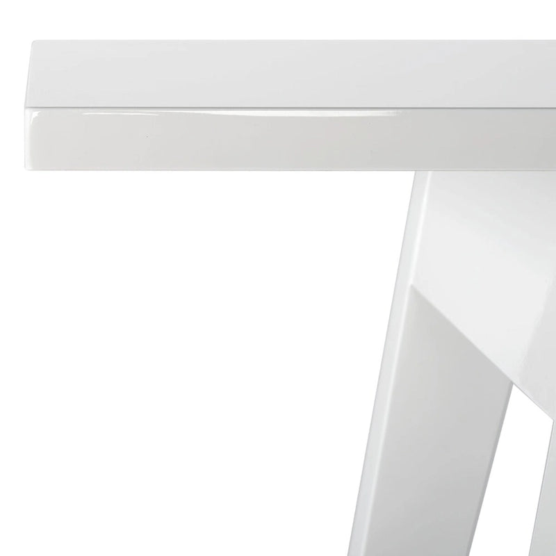Eiken console tafel in moderne refterstijl