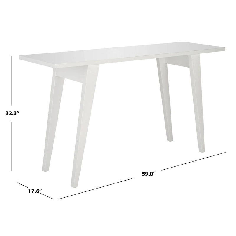 Eiken console tafel in moderne refterstijl