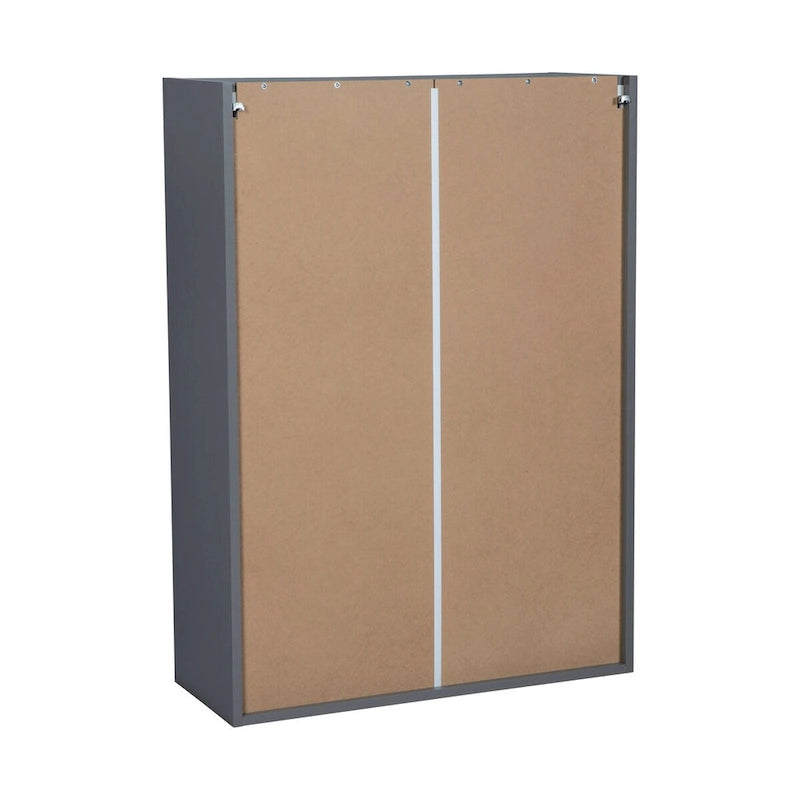 33 x 42 Wall Cabinet-Double Door-Grey - 33 x 42 x 12