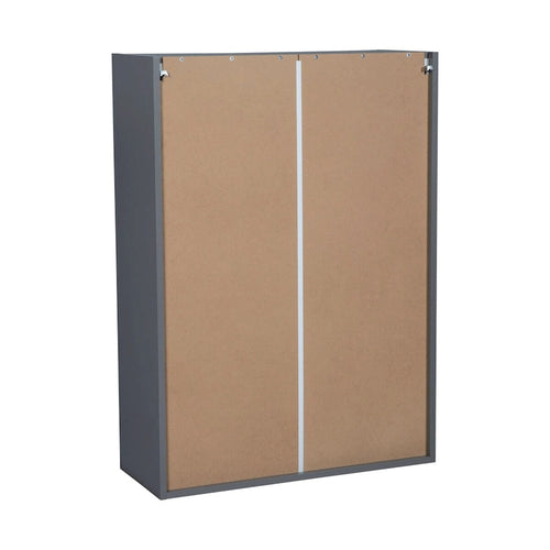 33 x 42 Wandschrank-Doppeltür-Grau - 33 x 42 x 12