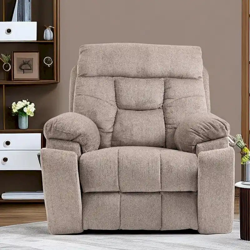 Fauteuil inclinable releveur extra-large à double moteur avec massage et chauffage, 400 lbs