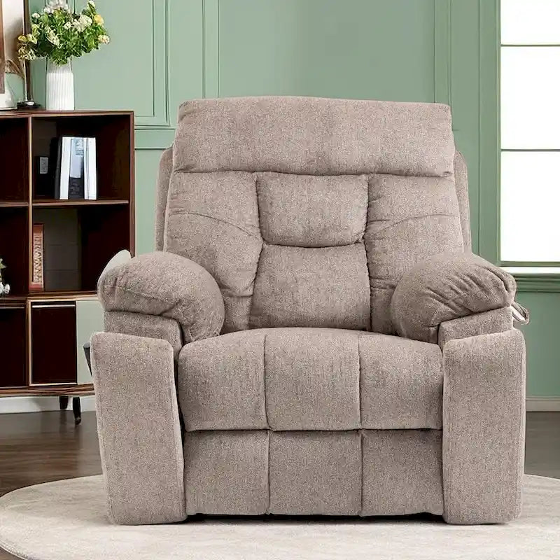 Fauteuil inclinable releveur extra-large à double moteur avec massage et chauffage, 400 lbs