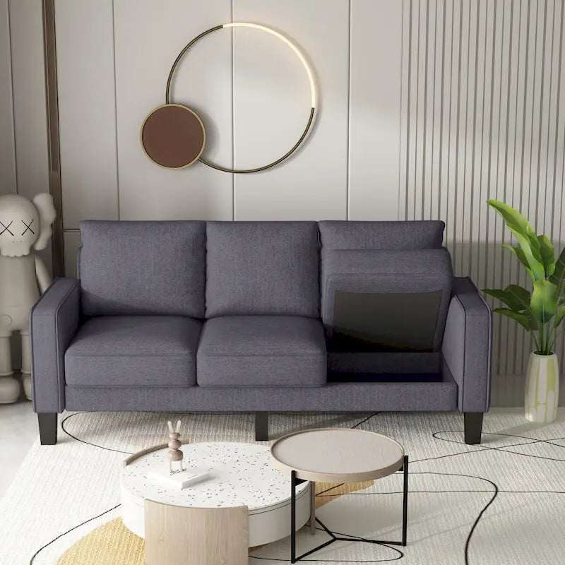 Canapé moderne de salon avec rangement dissimulé