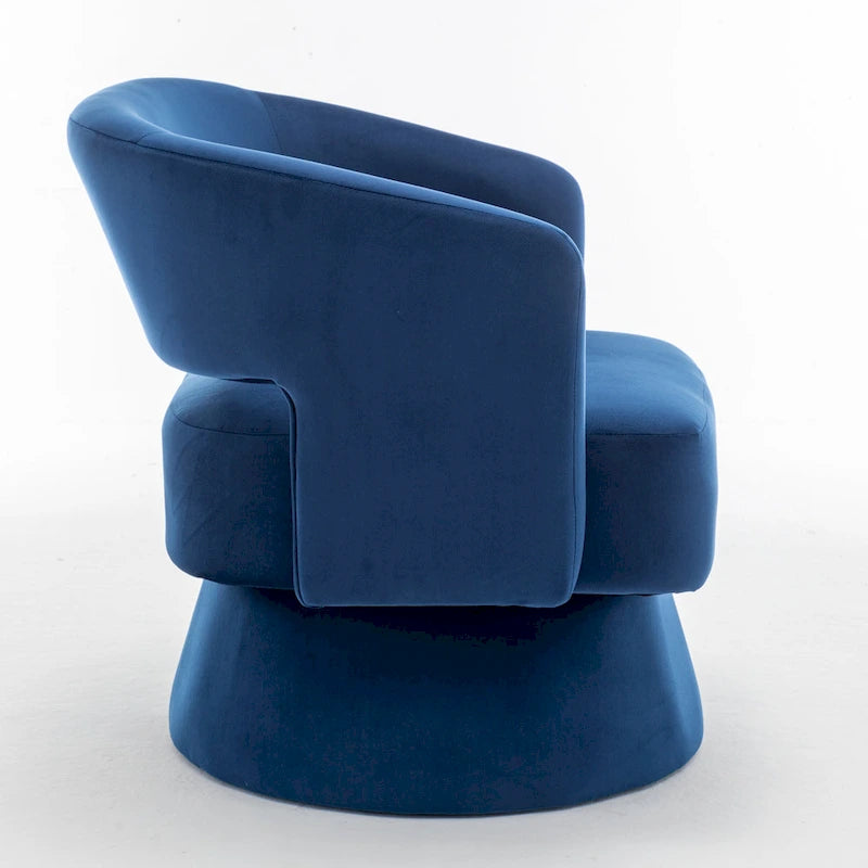 Drehbarer Samt-Sessel