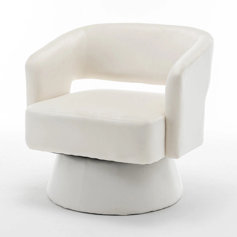 Drehbarer Samt-Sessel