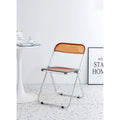 Clear Transparent PC Folding Chair, Yellow