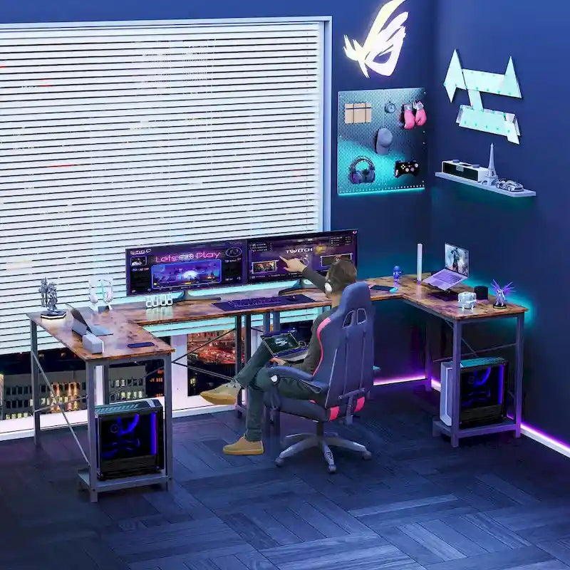 L Shaped Gaming Desk