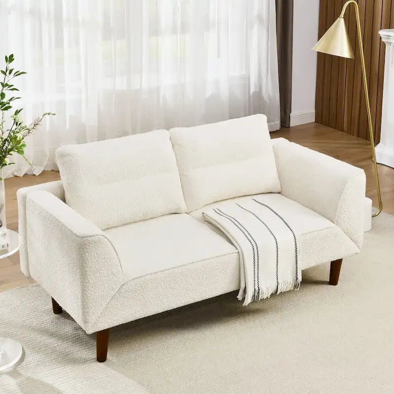 Verwandlungsfähiges Schlafsofa mit Futon- und Zweisitzerfunktion