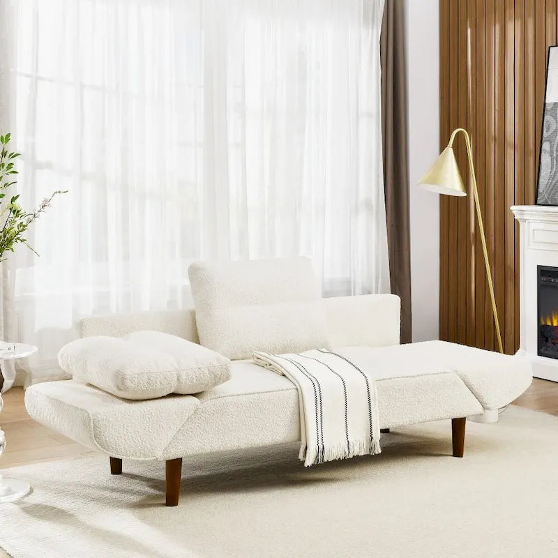 Verwandlungsfähiges Schlafsofa mit Futon- und Zweisitzerfunktion
