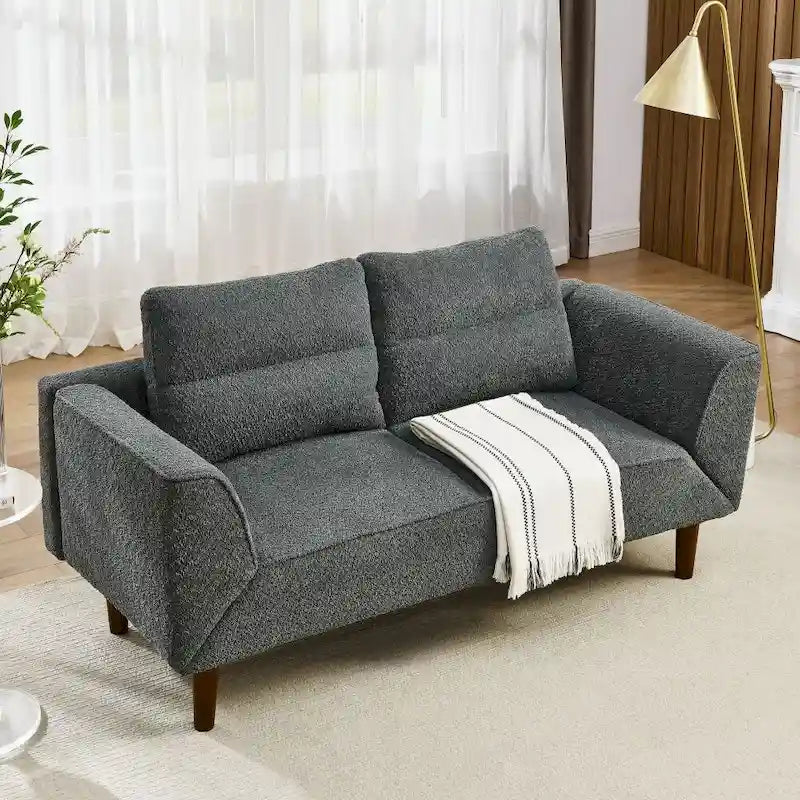 Verwandlungsfähiges Schlafsofa mit Futon- und Zweisitzerfunktion