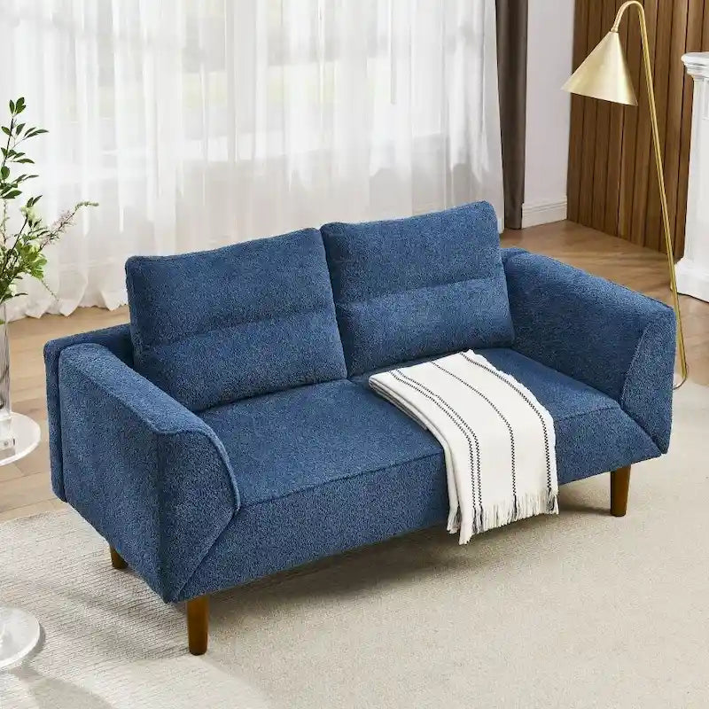 Verwandlungsfähiges Schlafsofa mit Futon- und Zweisitzerfunktion