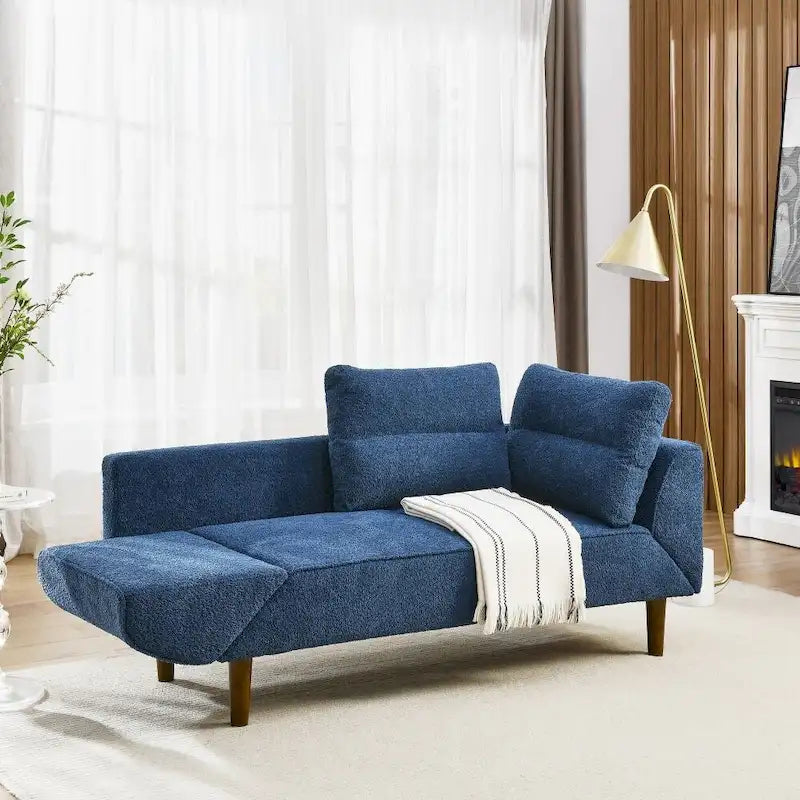 Verwandlungsfähiges Schlafsofa mit Futon- und Zweisitzerfunktion