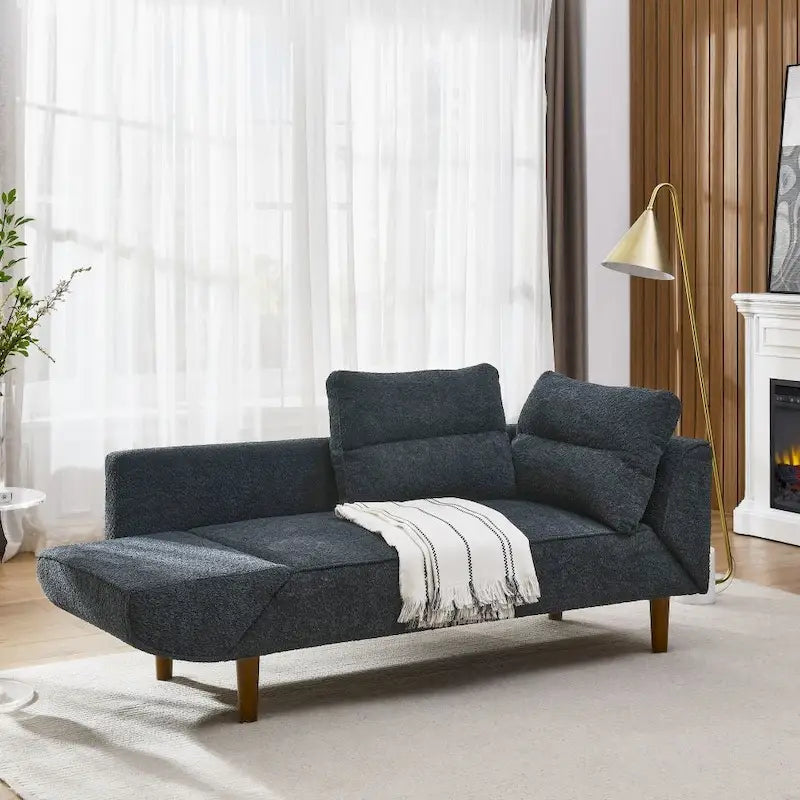 Verwandlungsfähiges Schlafsofa mit Futon- und Zweisitzerfunktion